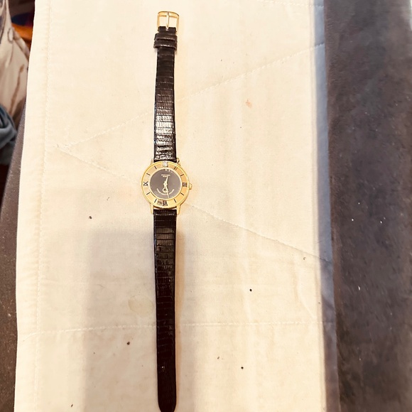 Bulova Accutron Quartz Watch President’s Award Diamond Accent Speidel Gen Lizard main image 12